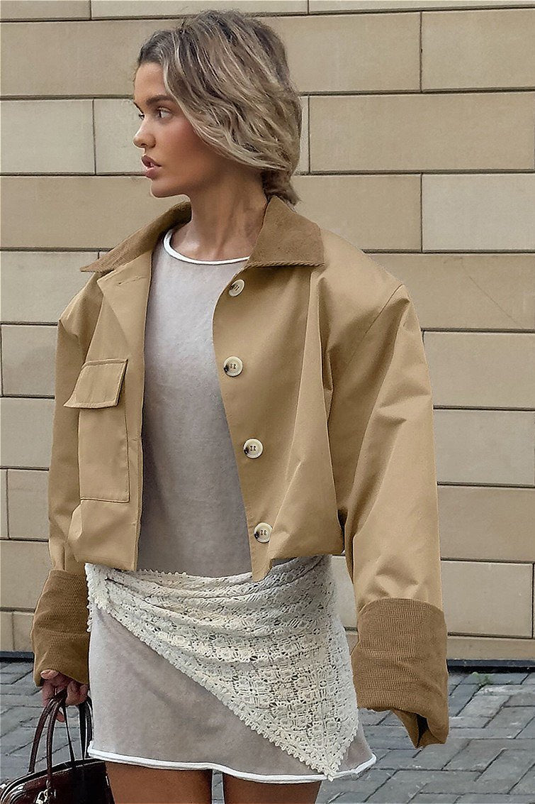 Adriana Utility Cropped Jacket