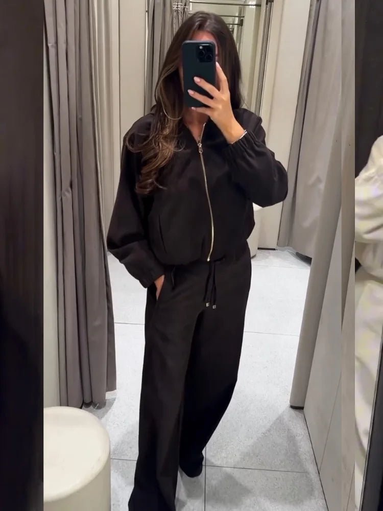 Amirah träningsoverallsset med huva