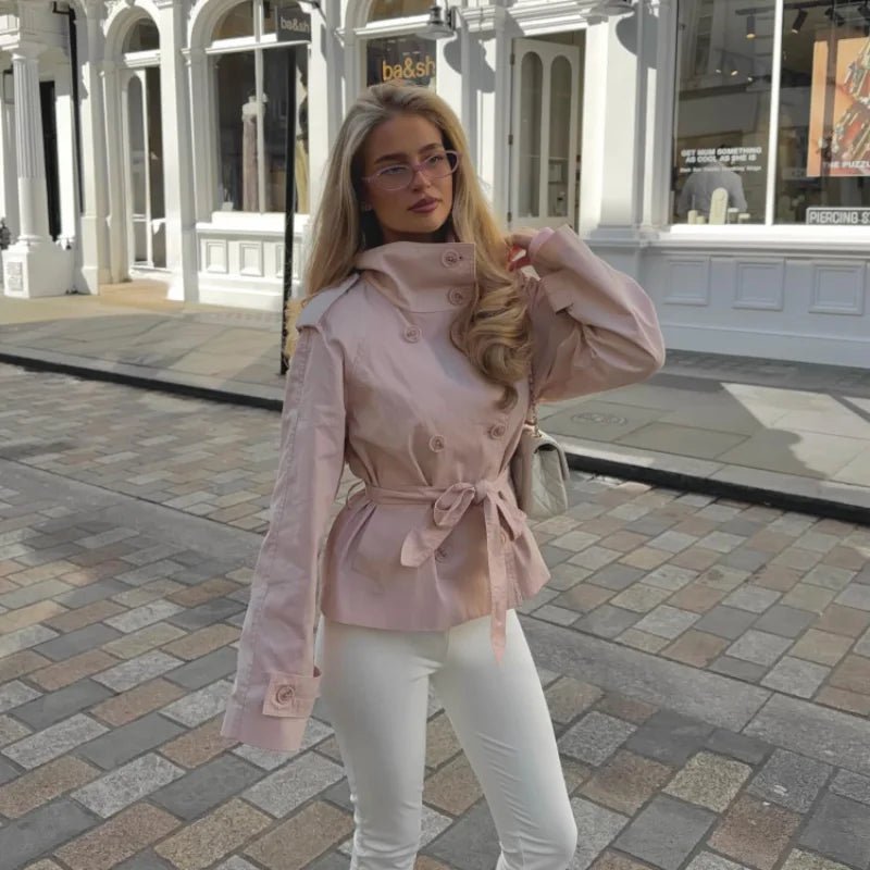 Amy trenchjacka med skärp