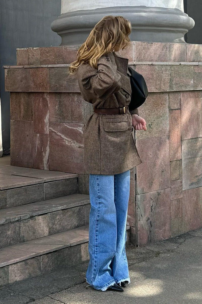 Anna Structured Tweed Coat