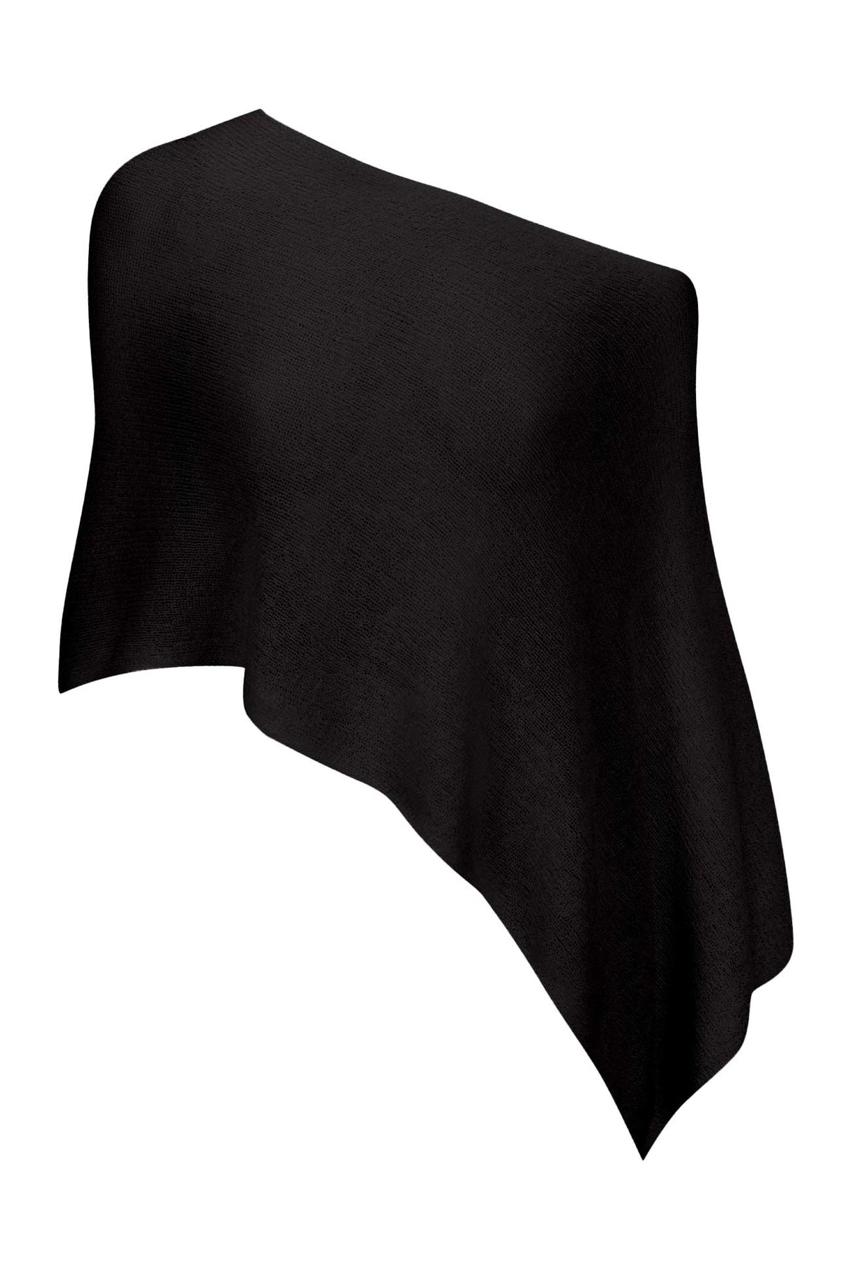 Asymmetrisk genomskinlig ponchotopp