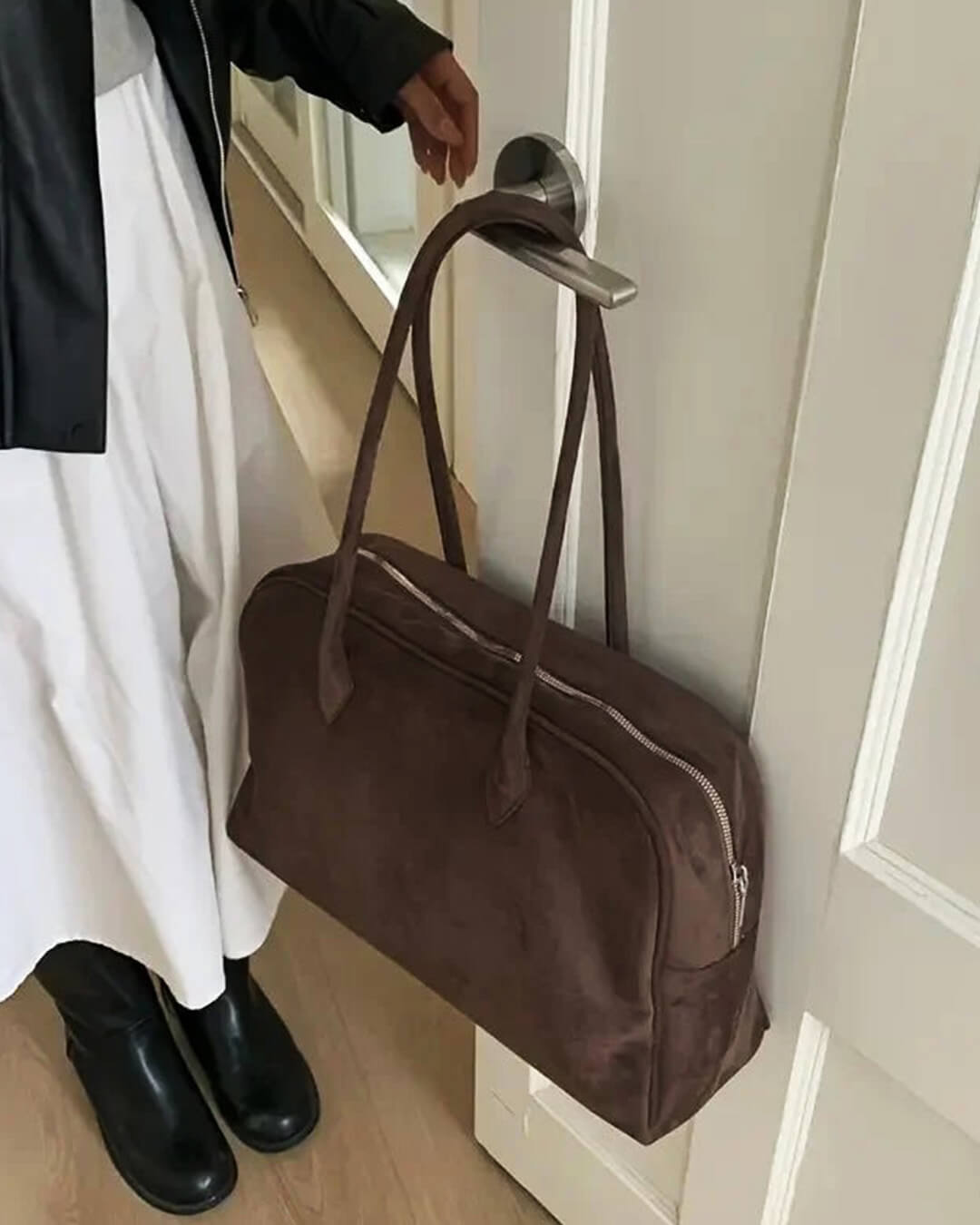 Beatrice vintage laptopväska i läder