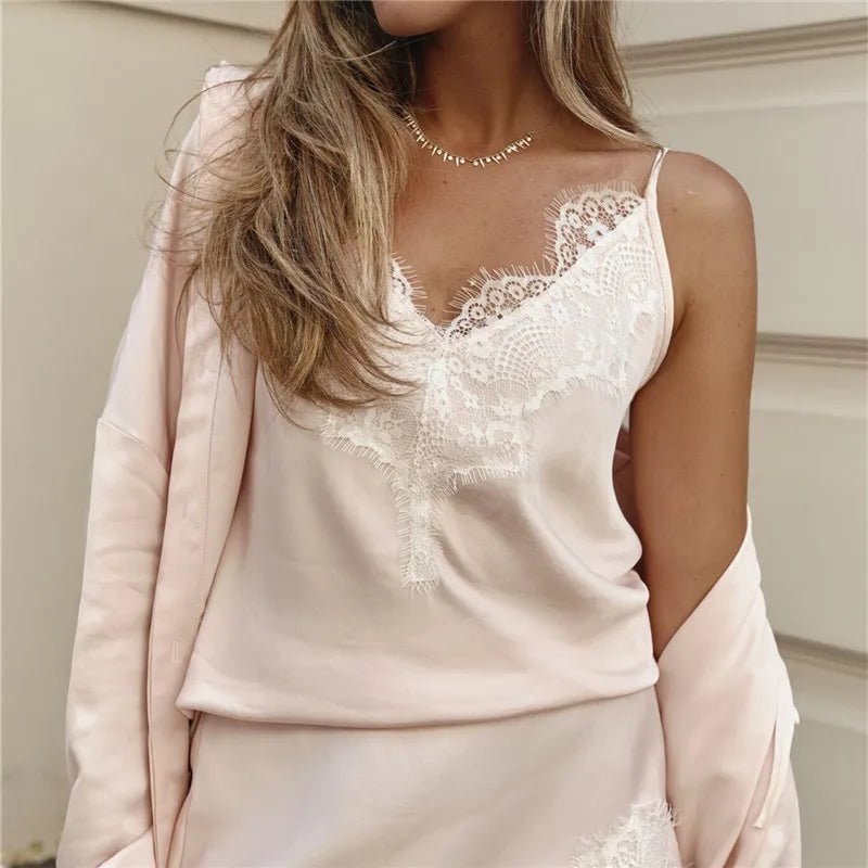 Bianca camisole-topp i satin
