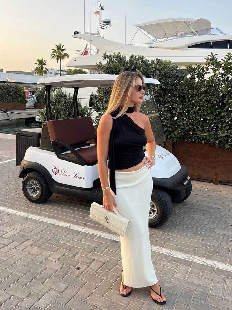 Bianca vävd handväska