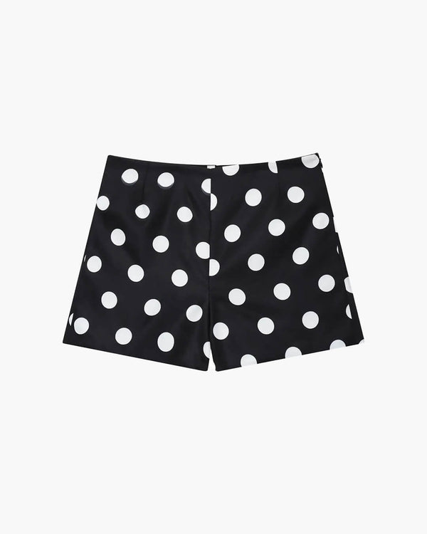 Caroline prickiga minishorts med hög midja