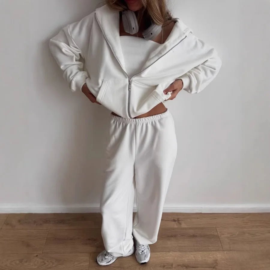 Cecilia oversized huvtröja och byxor, 2-delat set