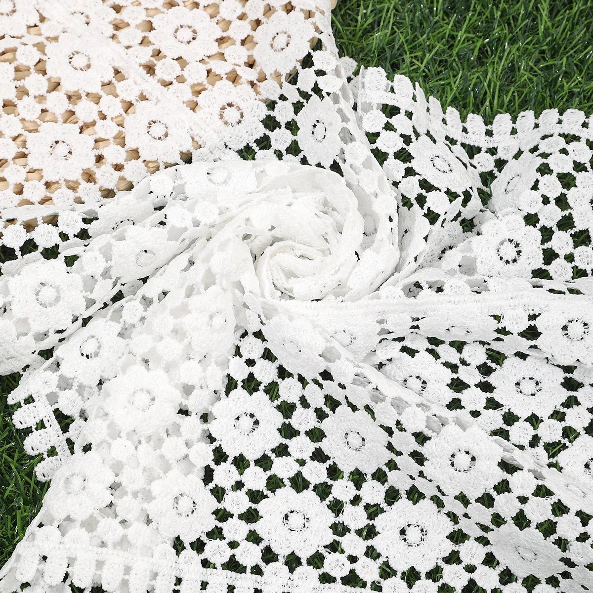 Celeste bohemisk trekantig scarf