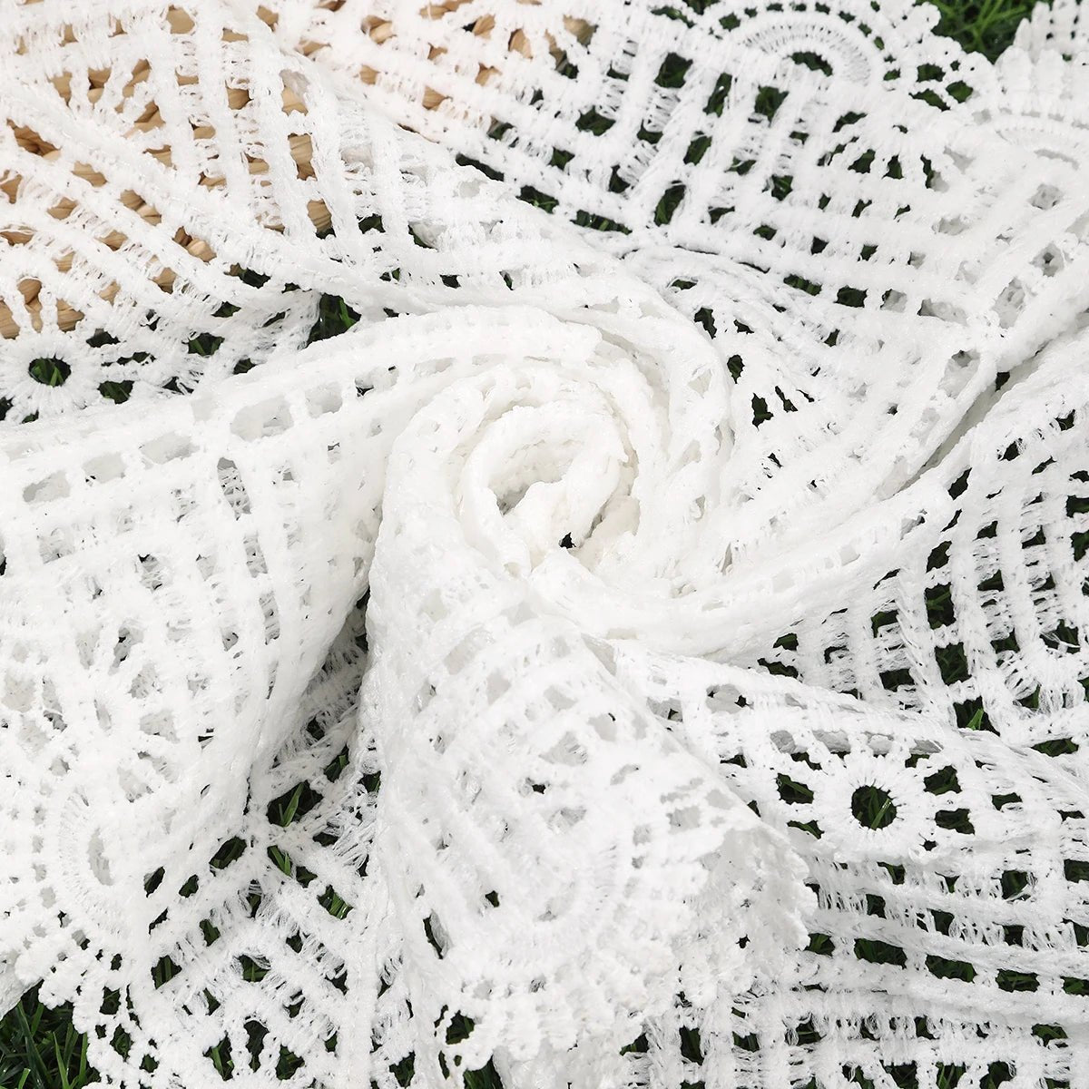 Celeste bohemisk trekantig scarf
