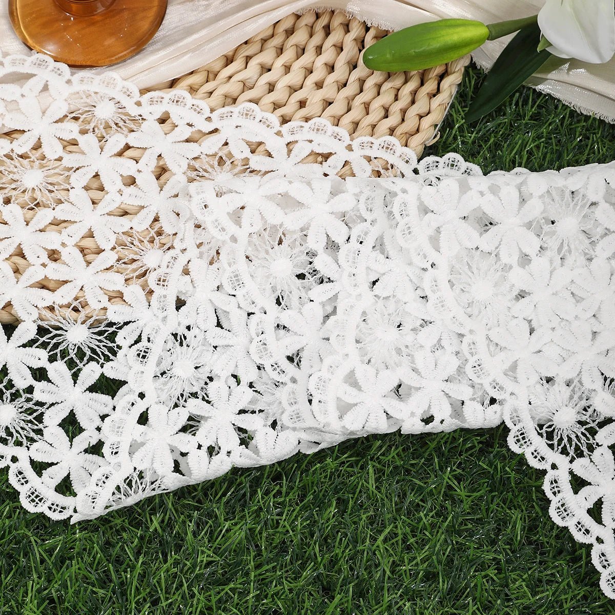 Celeste bohemisk trekantig scarf