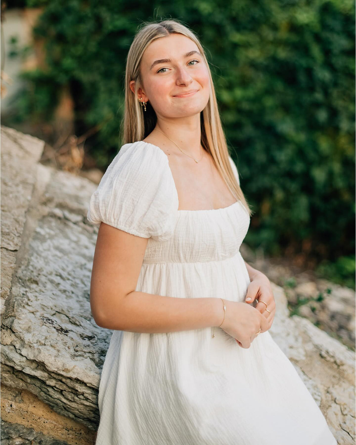 Christina lager-på-lager-miniklänning
