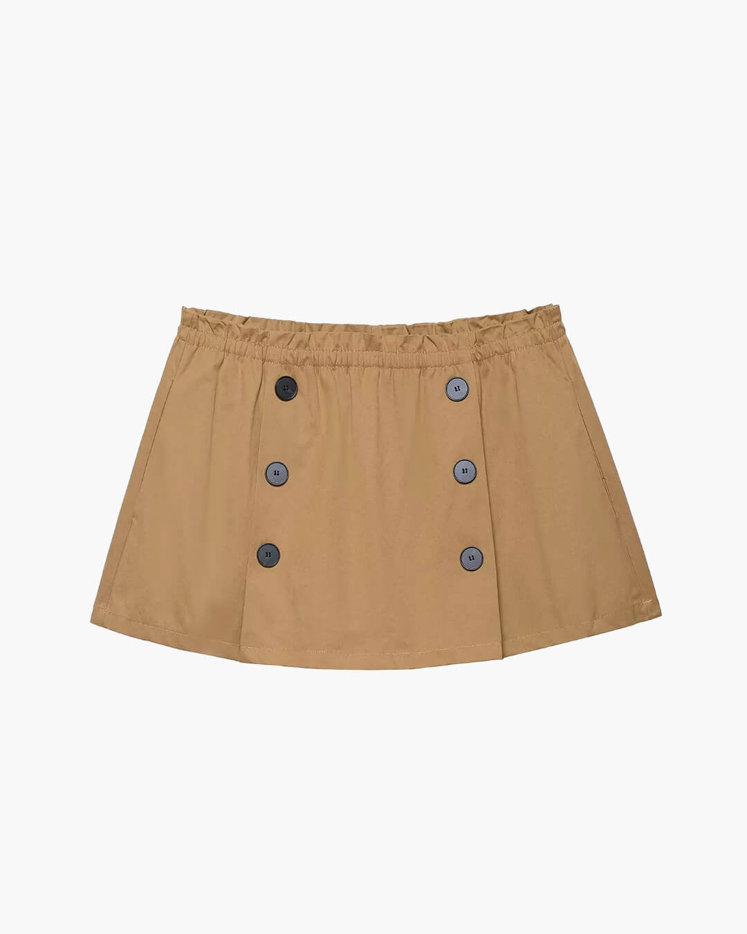 Claire set med kort trenchcoat och skort