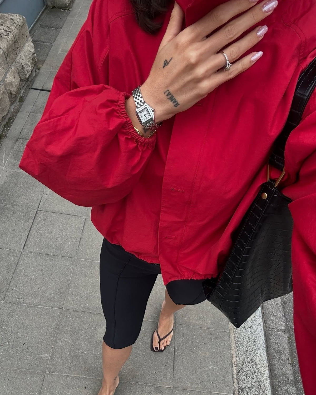 Clara jacka med hög hals