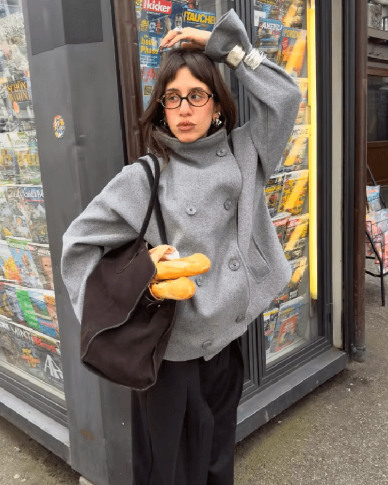 Clarissa jacka med ståkrage