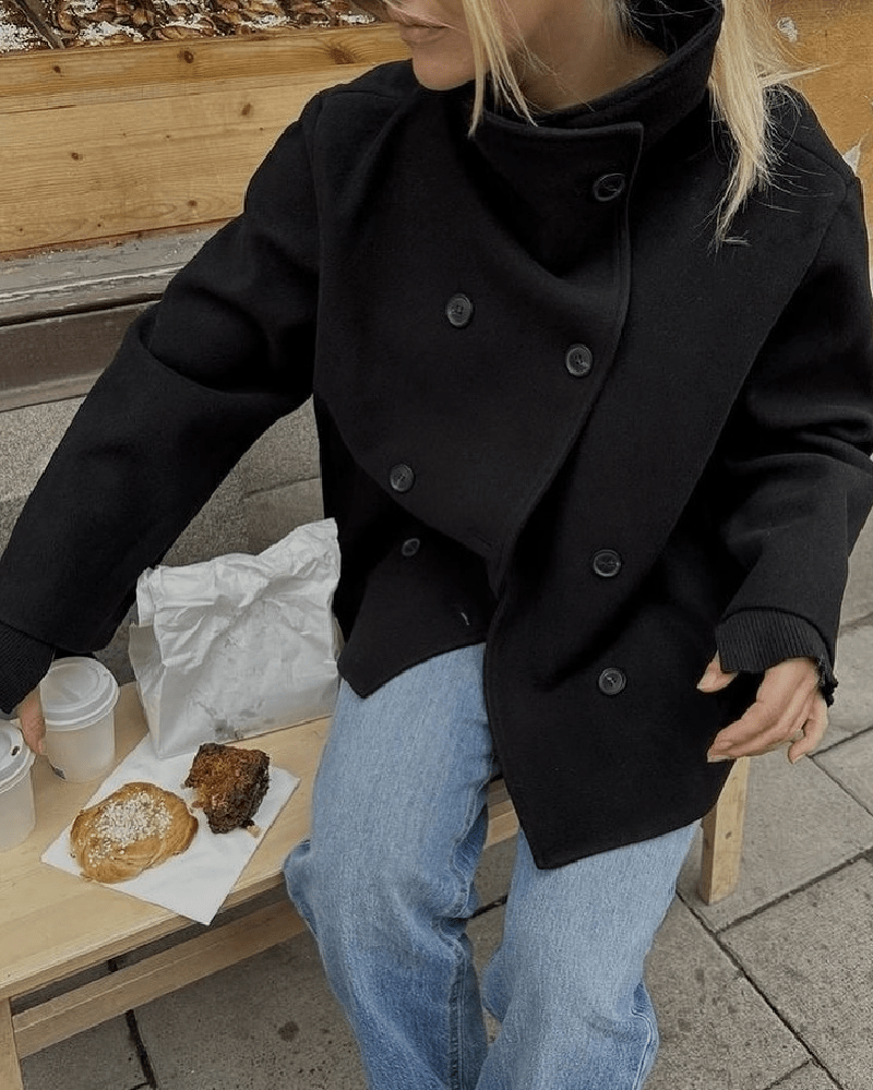 Clarissa jacka med ståkrage
