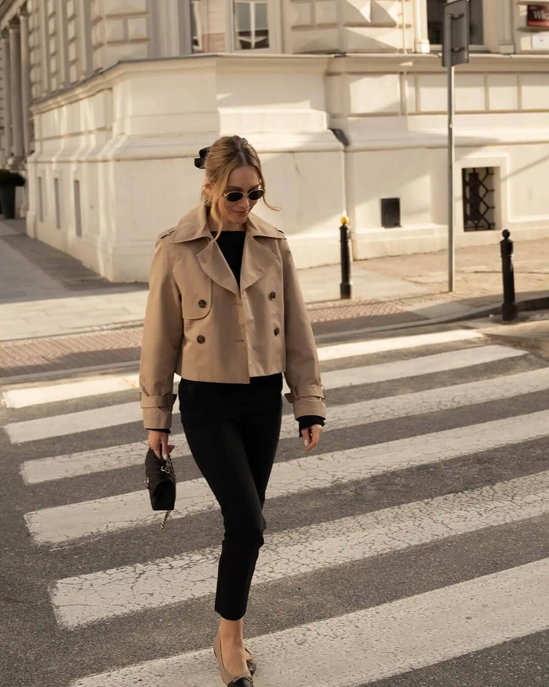 Clarisse kort trenchcoat