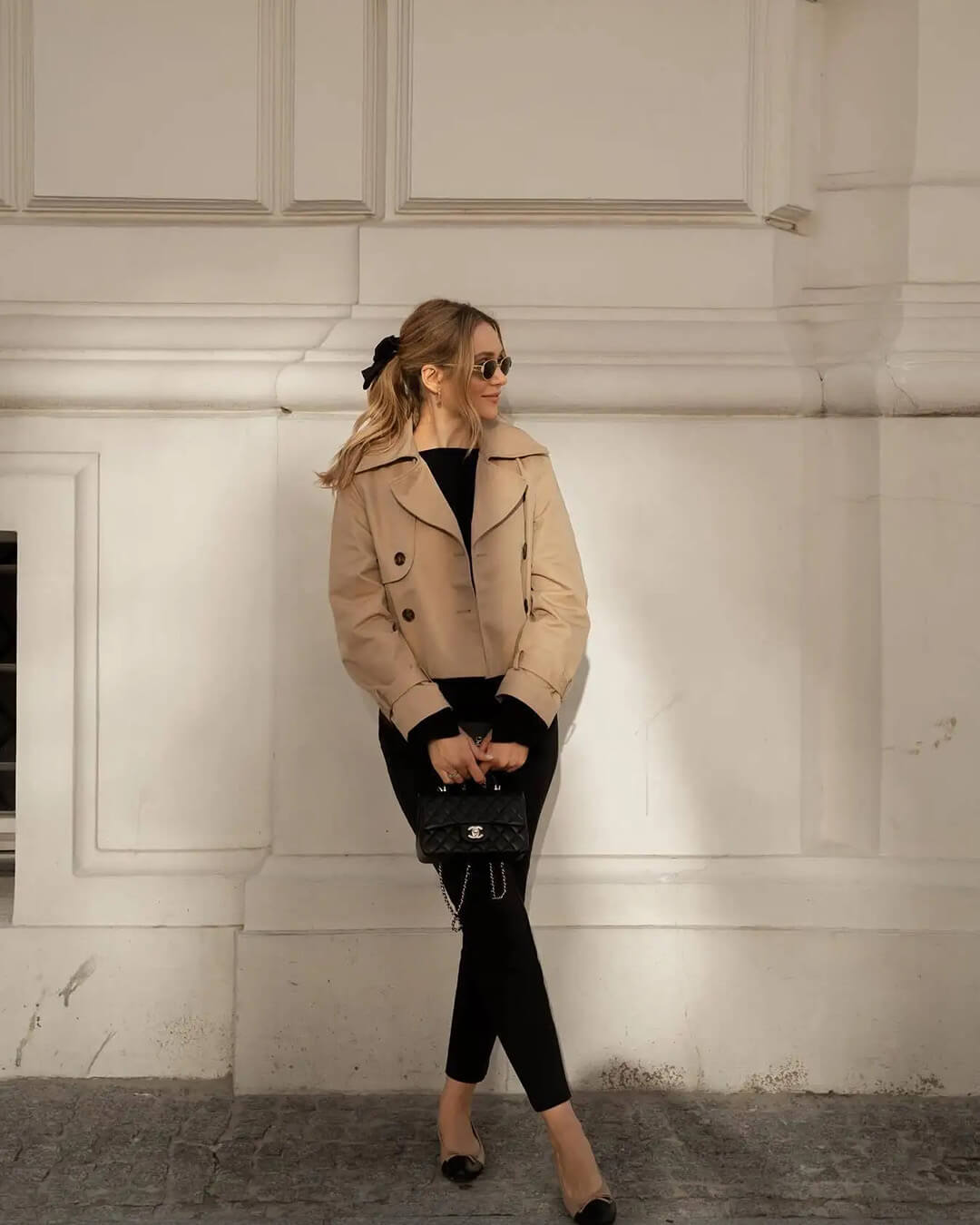 Clarisse kort trenchcoat