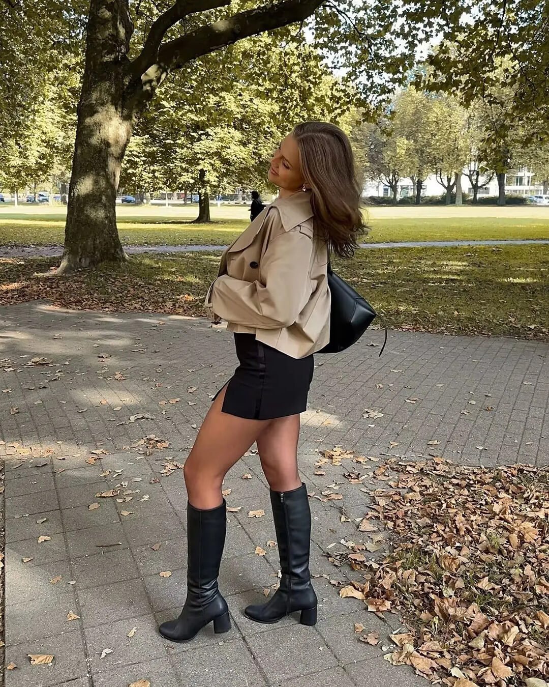 Clarisse kort trenchcoat