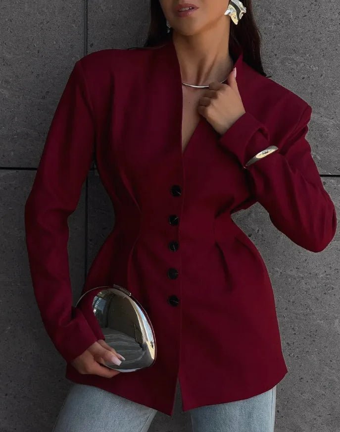 Daniela figursydd kraglös kavaj