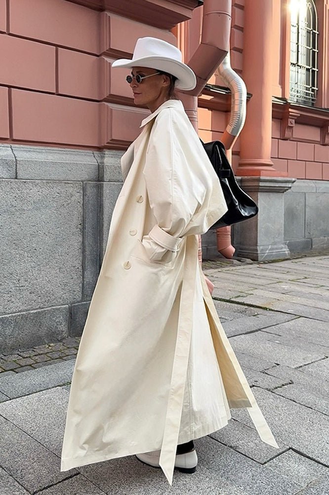 Danielle trenchcoat med skärp