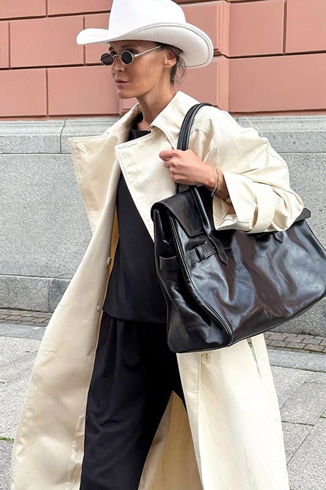 Danielle trenchcoat med skärp