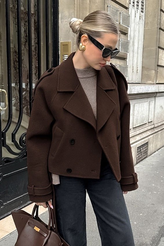 Daphne kort höst- och vinterkappa