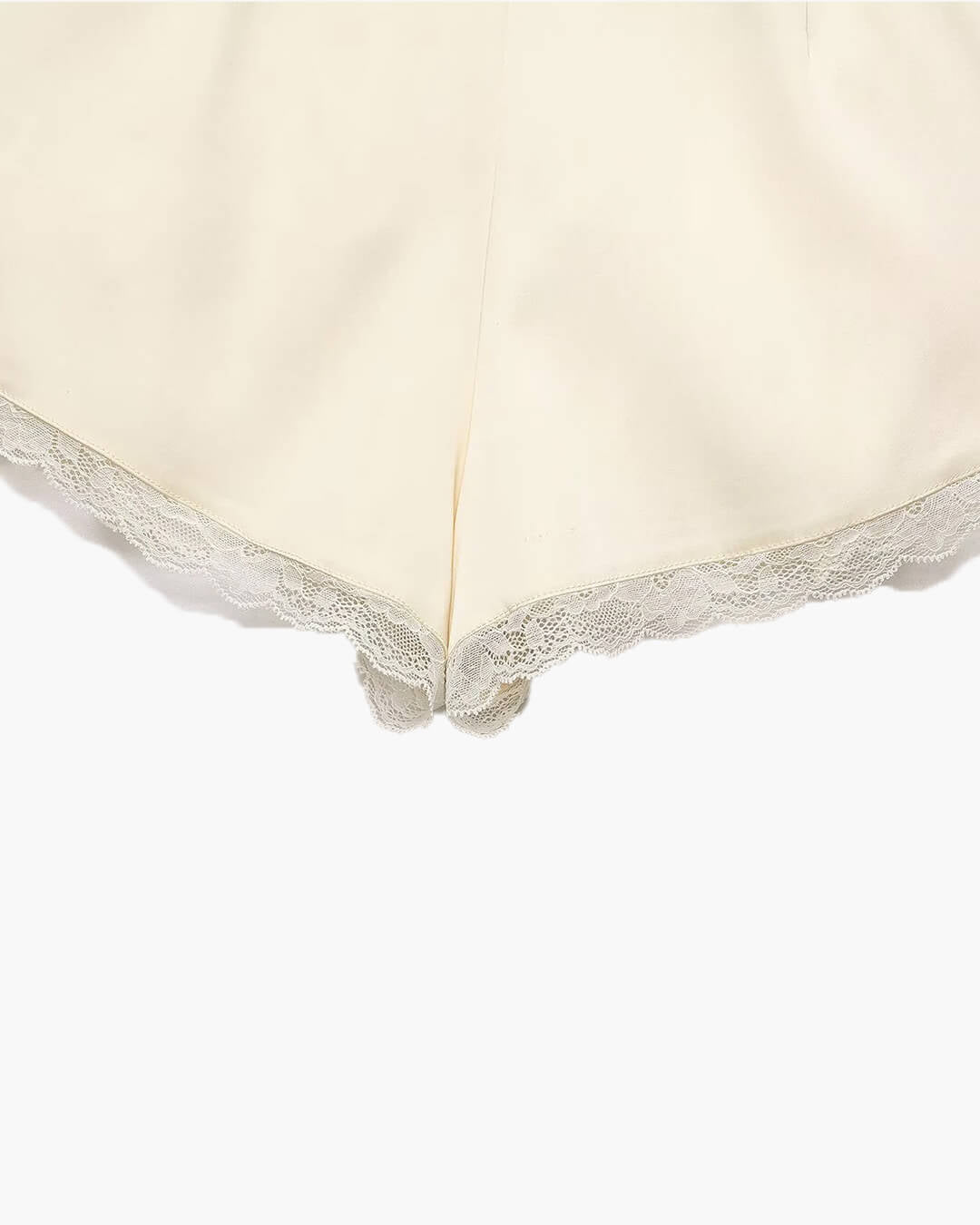 Davina satängminishorts med hög midja