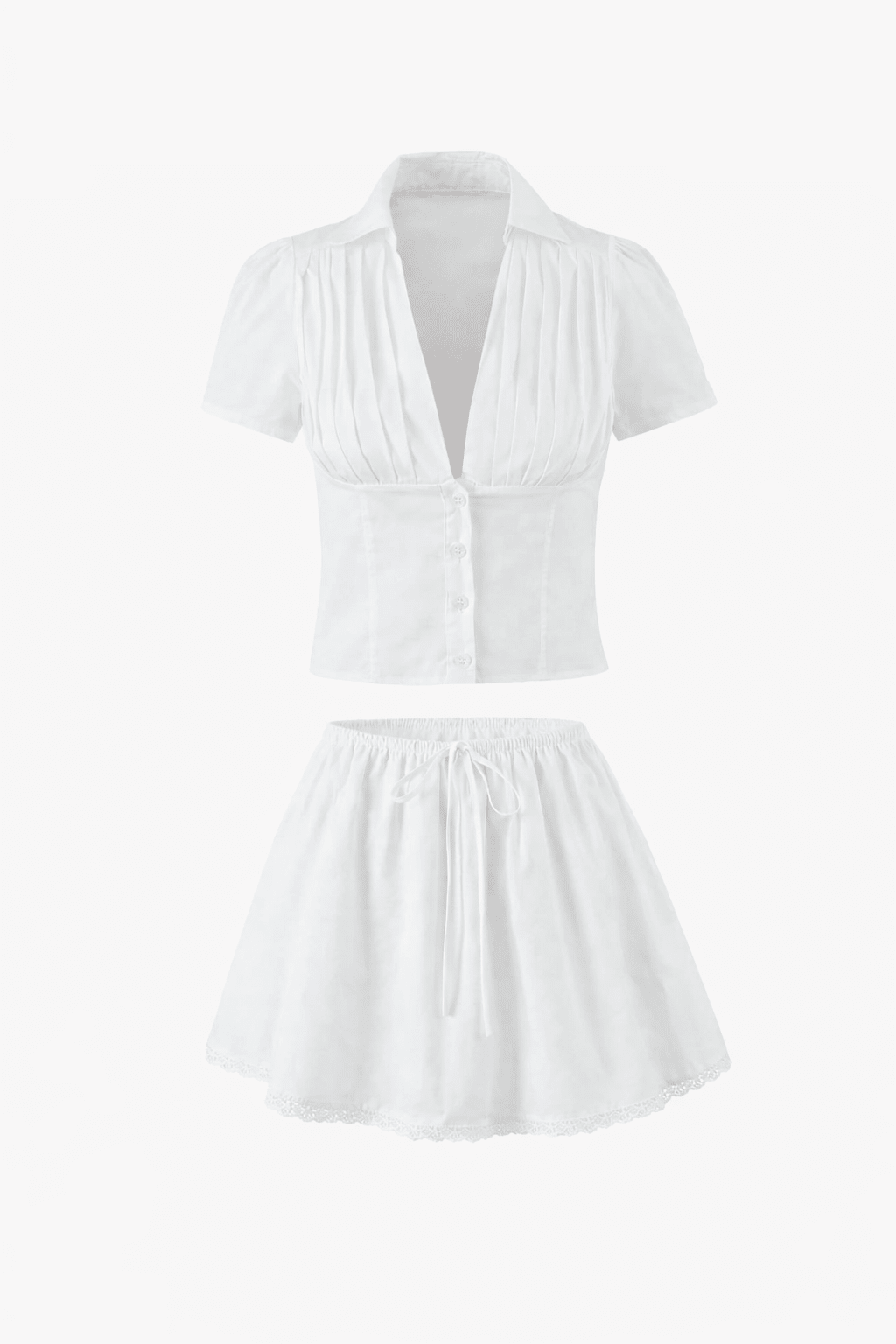Delias kawaii-minikjolset med djup urringning