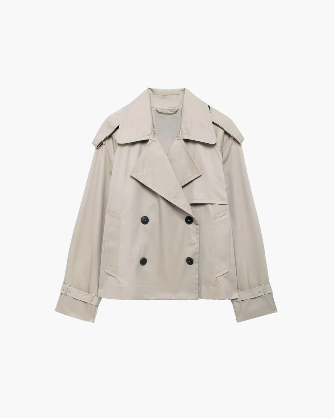 Dhelia kort trenchcoat