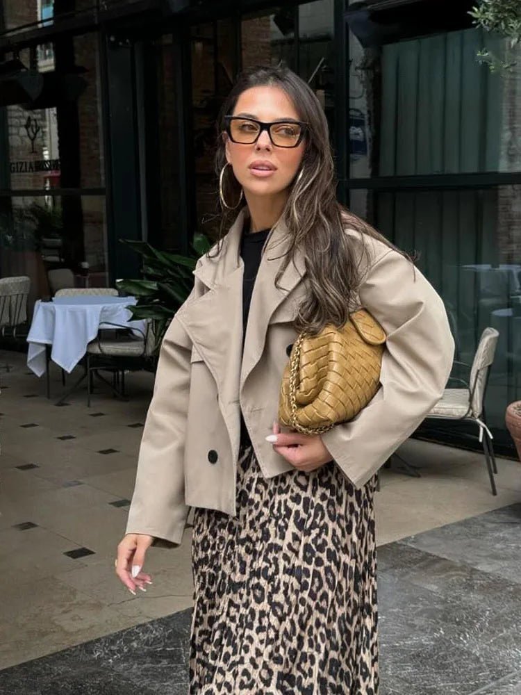 Dhelia kort trenchcoat
