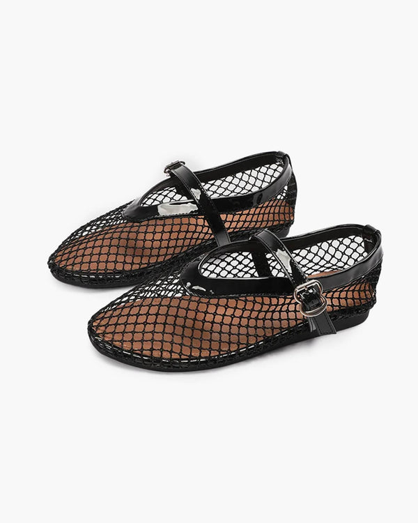 Elena ballerinaskor i mesh