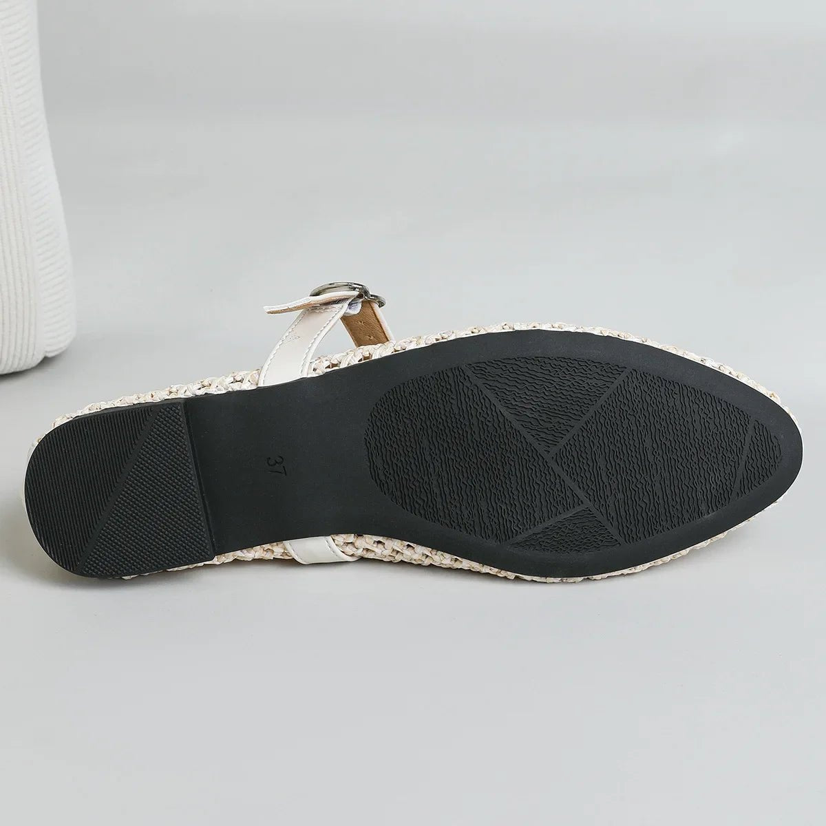 Eleni vävda Mary Jane-ballerinaskor
