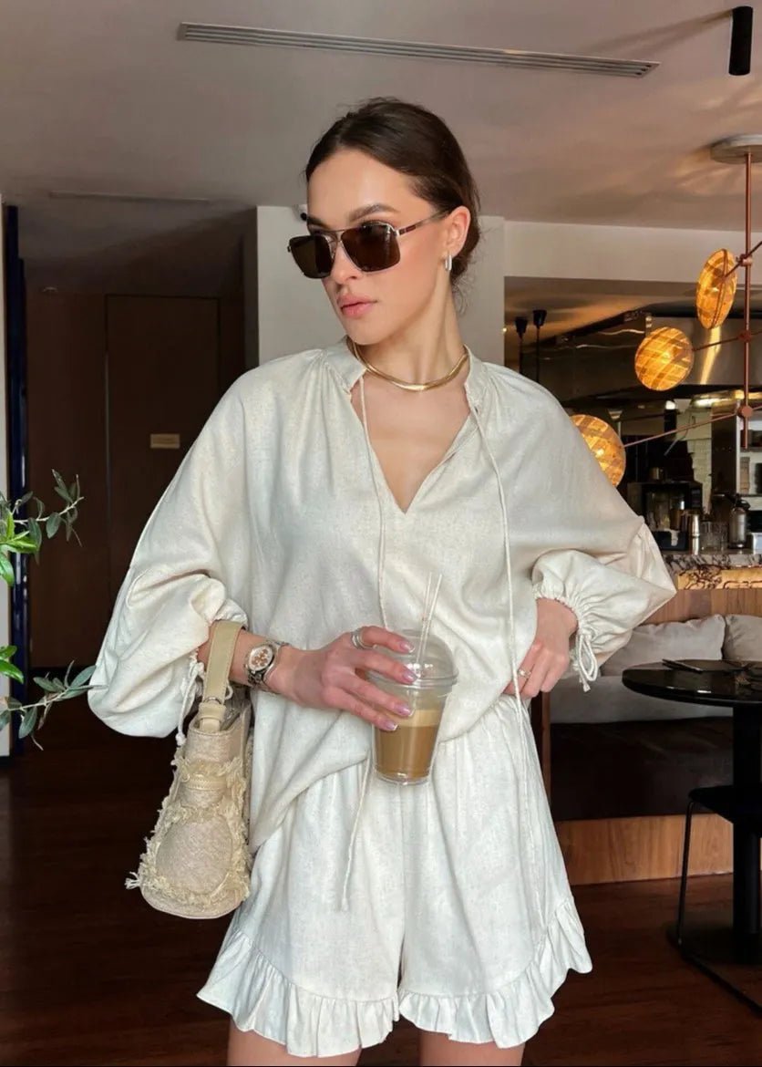 Emilia lounge­set i bomull
