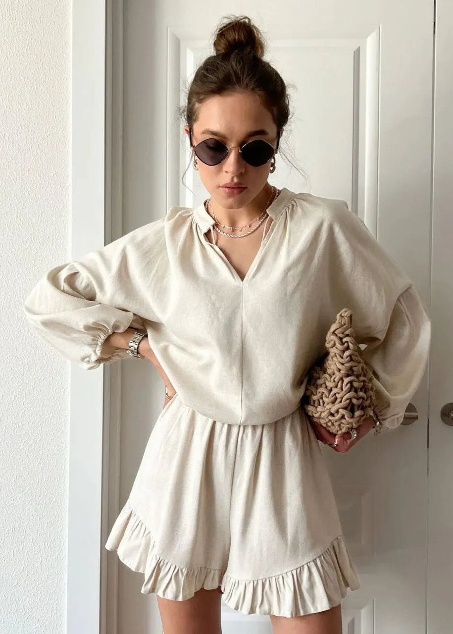 Emilia lounge­set i bomull