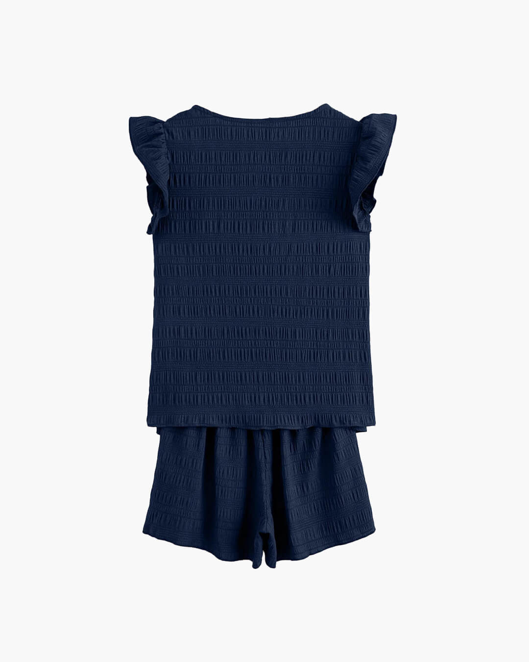 Emilys texturerade blus- och shortsset