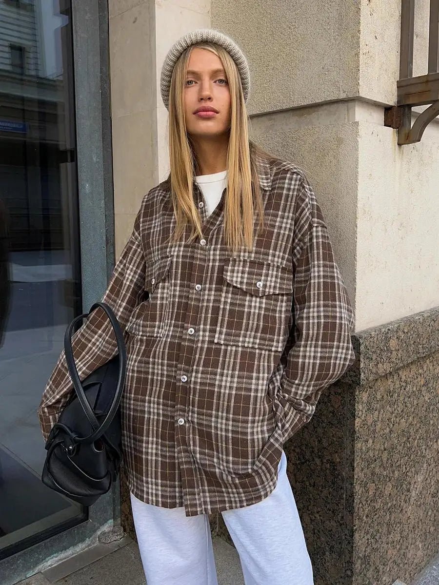 Emma rutig oversizedblus