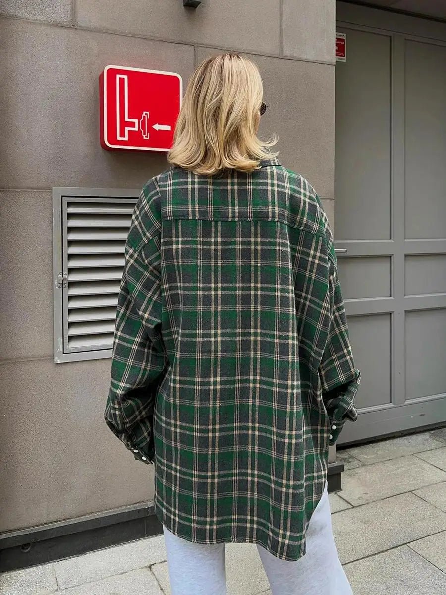 Emma rutig oversizedblus