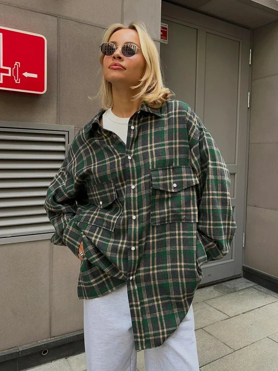 Emma rutig oversizedblus
