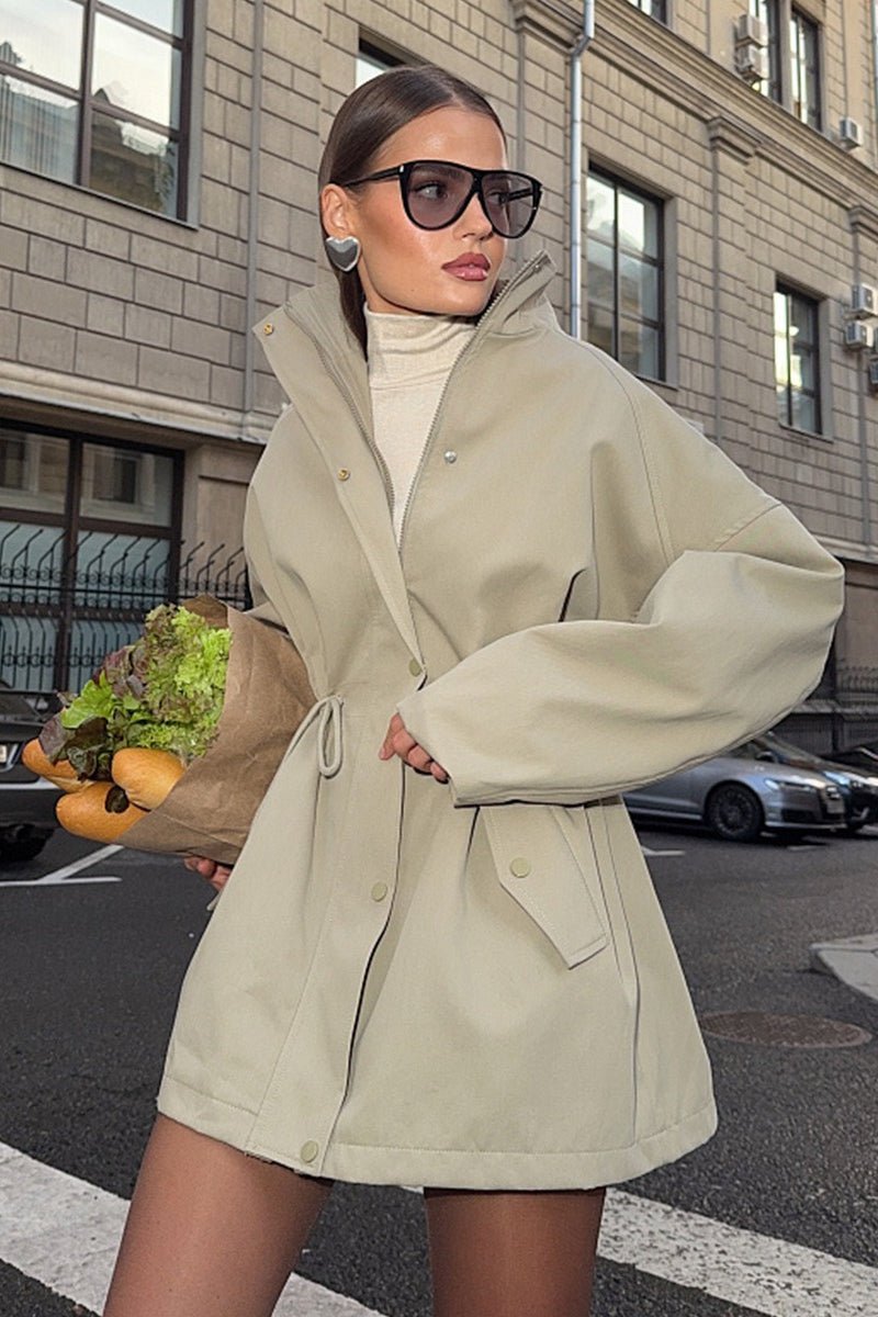 Eva trenchcoat med dragsko