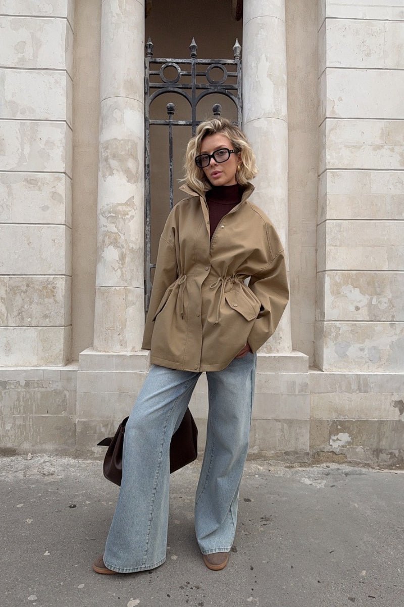 Eva trenchcoat med dragsko