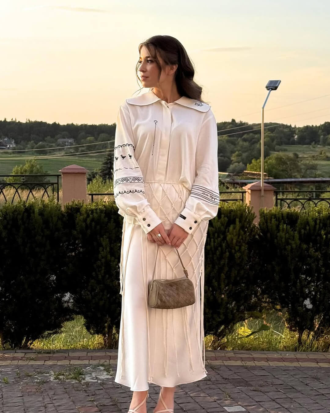 Eva vävd mockaväska
