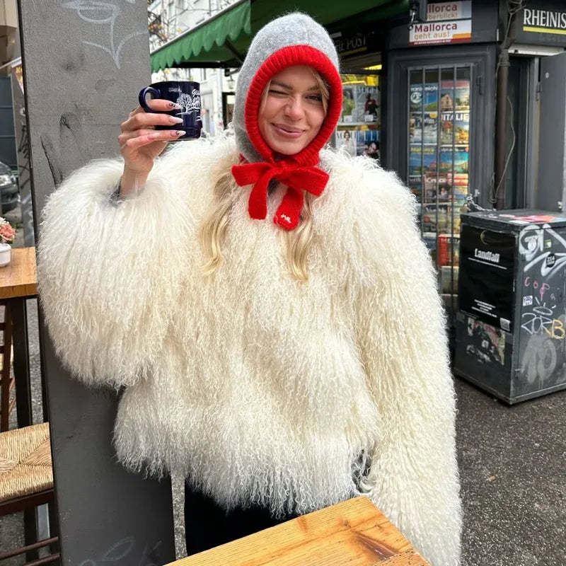 Blythe jacka i fuskpäls