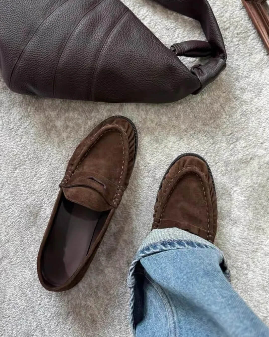 Fiona Faux Leather Slip-On Loafers