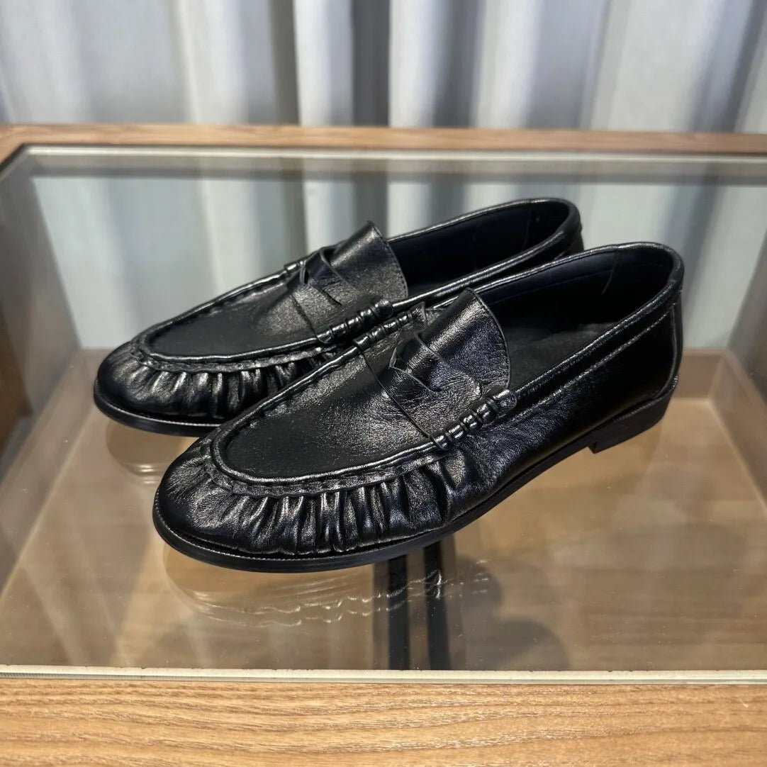 Fiona Faux Leather Slip-On Loafers