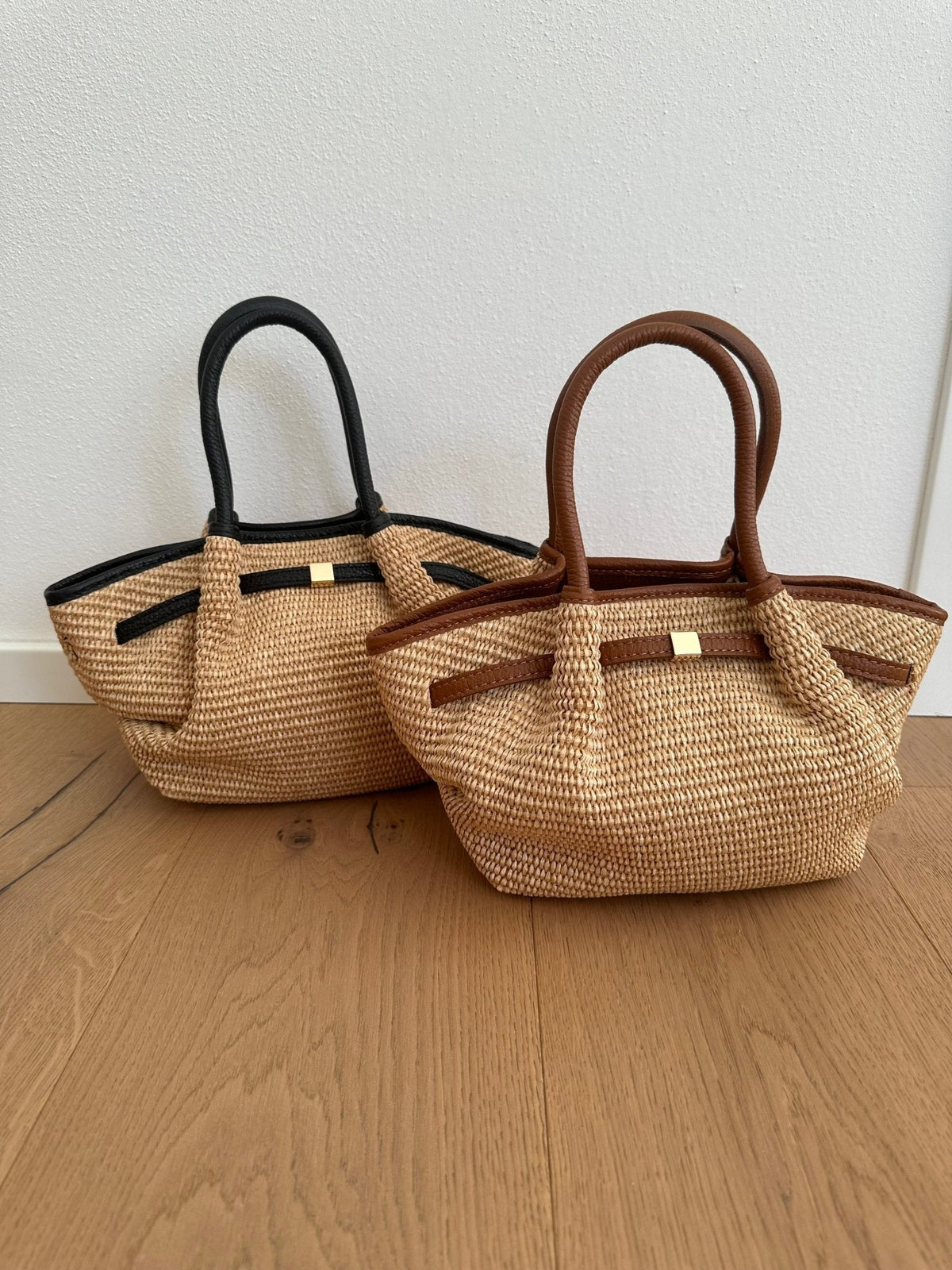 Francia Small Woven Tote Bag