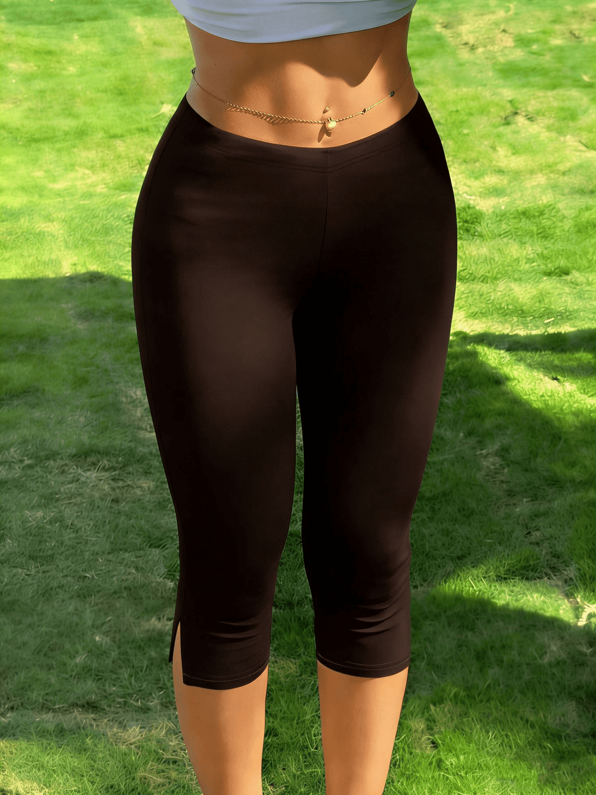 Halia caprileggings med sprund i bensluten