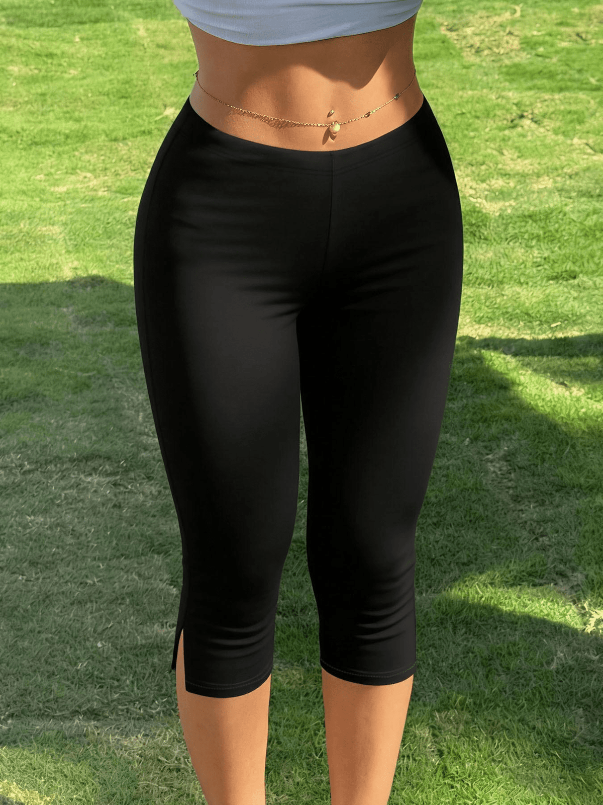 Halia caprileggings med sprund i bensluten