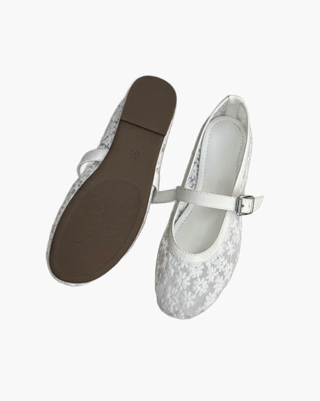 Helens Mary Jane-ballerinas i mesh