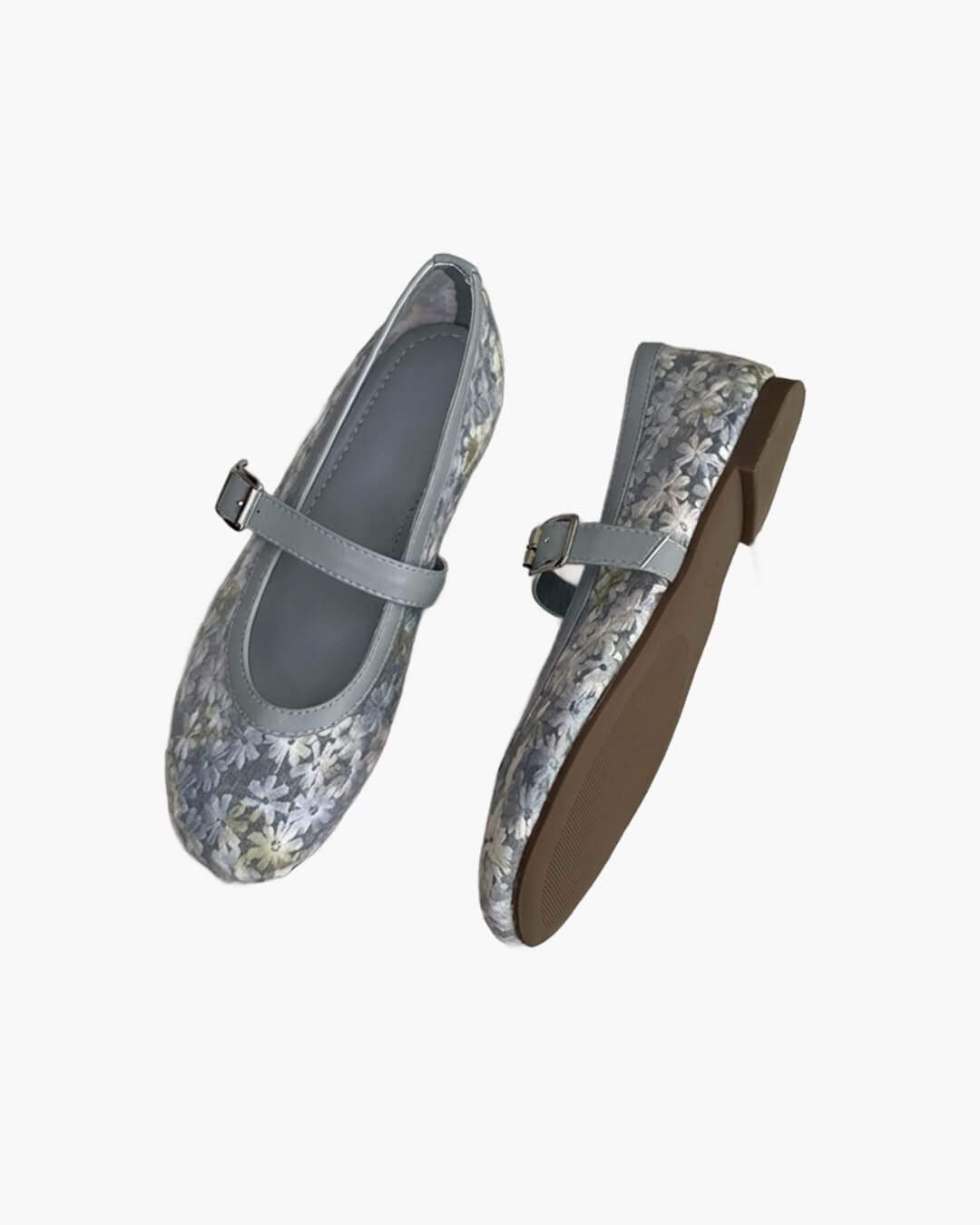 Helens Mary Jane-ballerinas i mesh