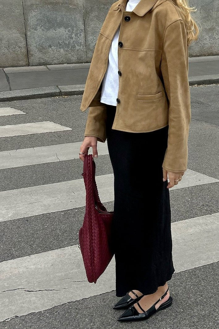 Jane kort mockajacka i syntetmaterial