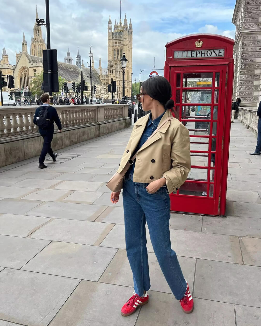 Janice kort trenchcoat